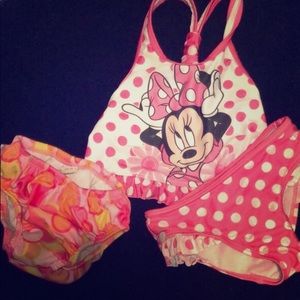 Swim suit and swim diaper